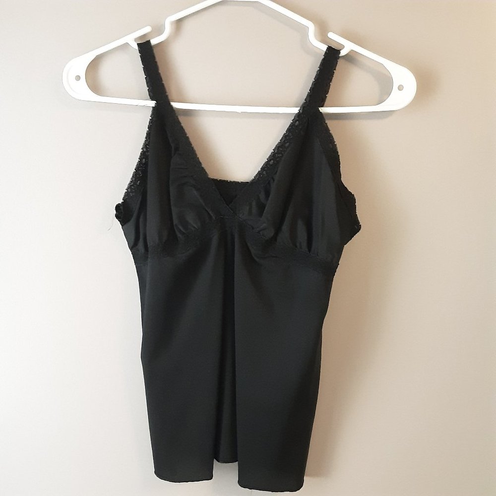 🌞 Vintage Kayser Black Camisole Size 38